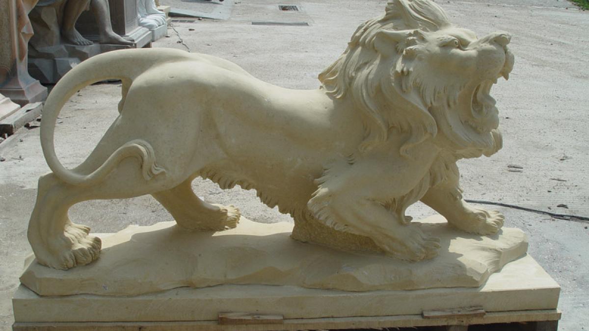 Stone Lion Ornament
