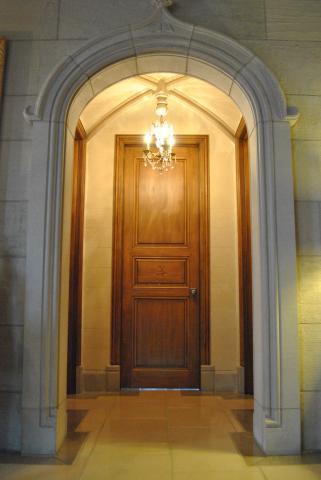 Interior doorway trim